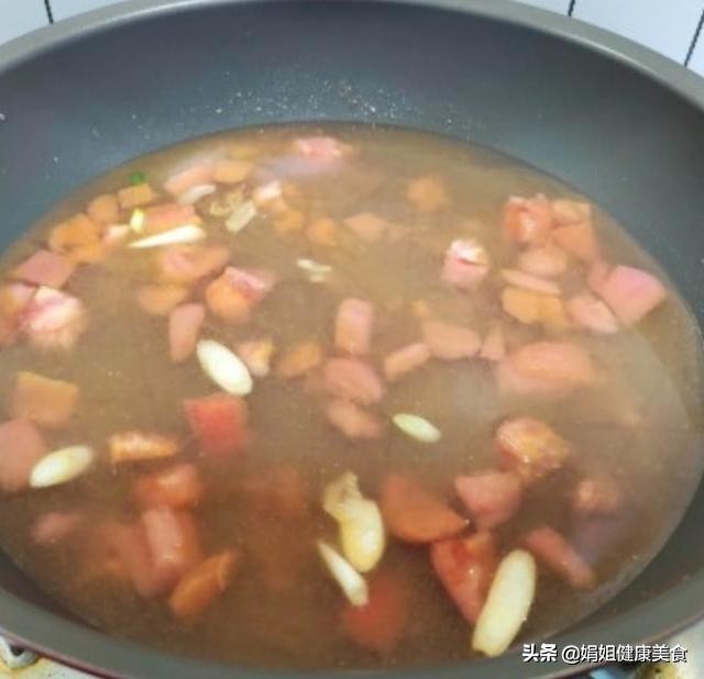 西红柿大块面疙瘩,西红柿面一碗