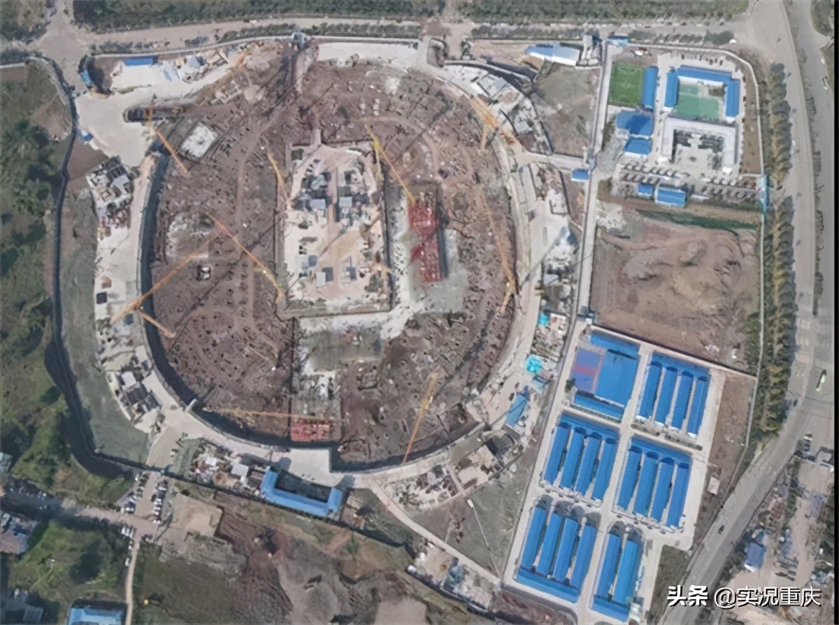 重庆龙兴足球场内部效果图,龙兴亚洲杯足球场