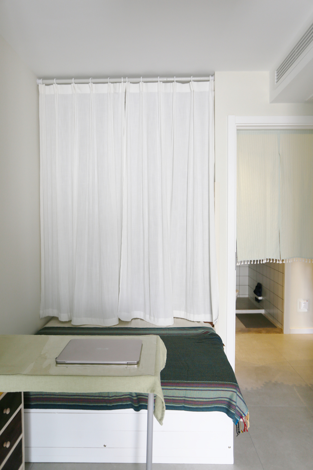 88平双阳台现代简约风格,一室一厅大阳台小户型装修老房子