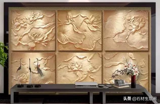 砂岩浮雕背景墙,莱州砂岩浮雕背景墙