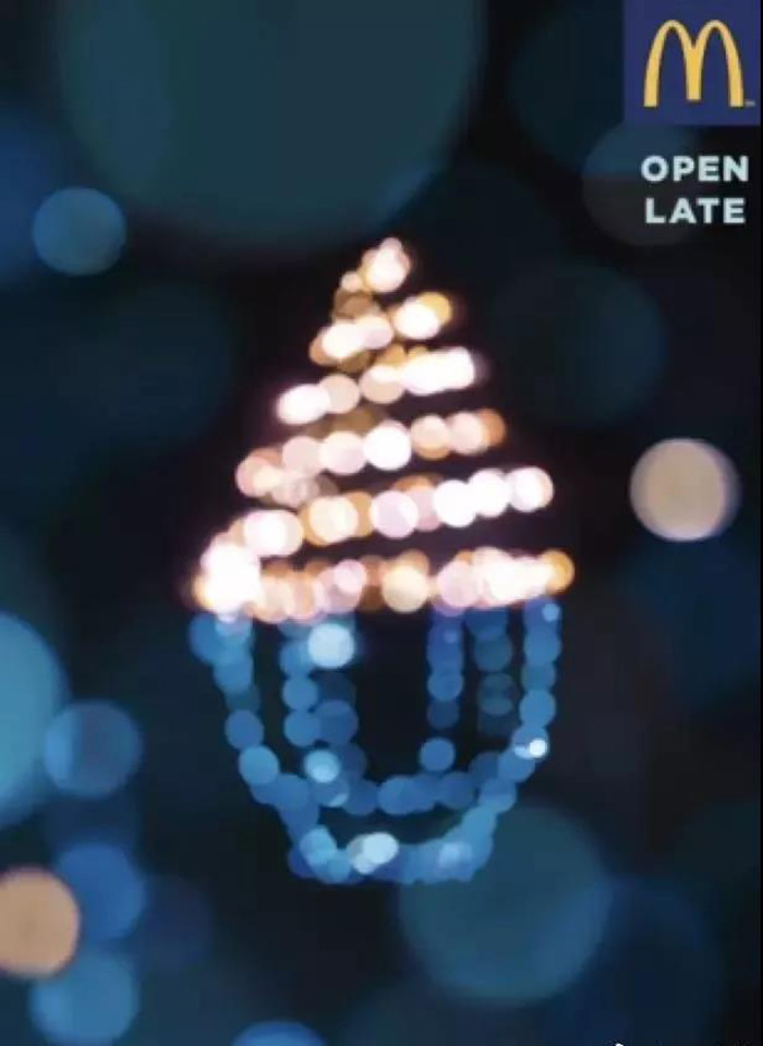 麦当劳的创意海报加解析,麦当劳的海报设计