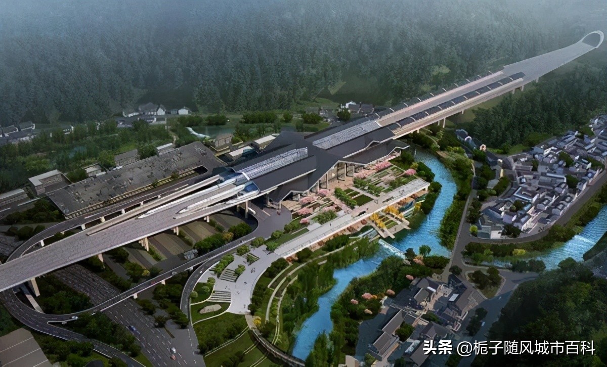 杭黄铁路沿线站,杭黄高铁最终确定线路图