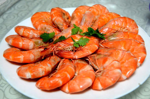 不去头水煮明虾的正确方法,盐水明虾