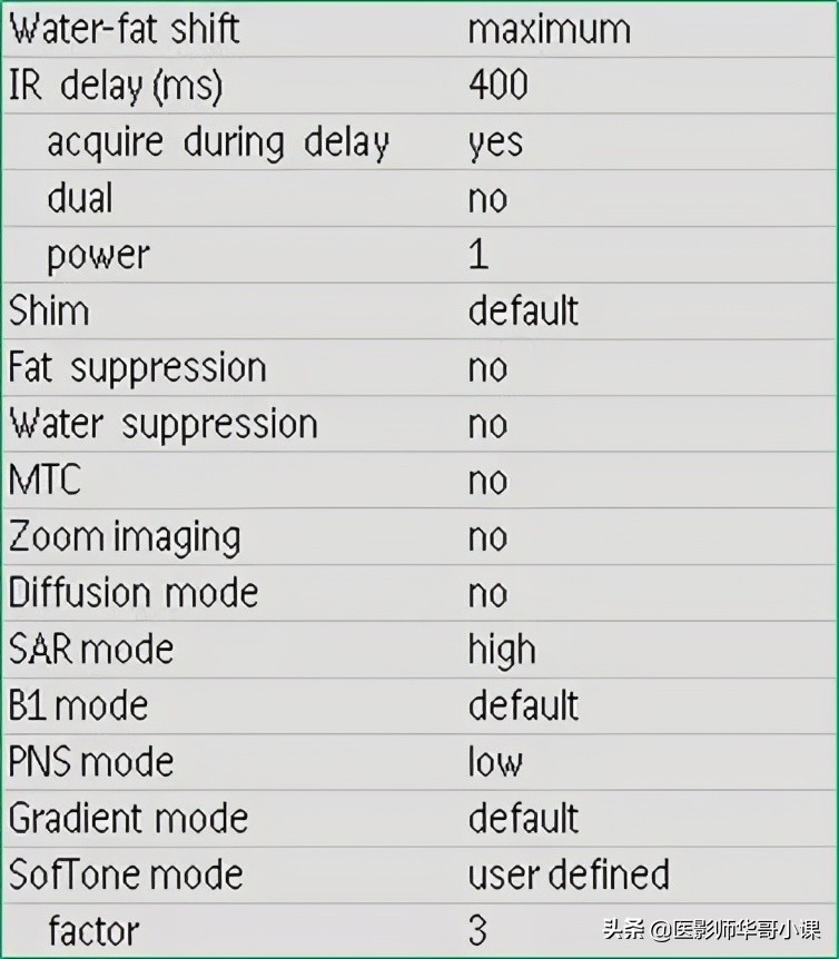磁共振mri序列参数解读,磁共振mrcp用哪些序列
