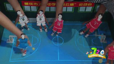 篮球场羽毛球场设计,初中生球场设计