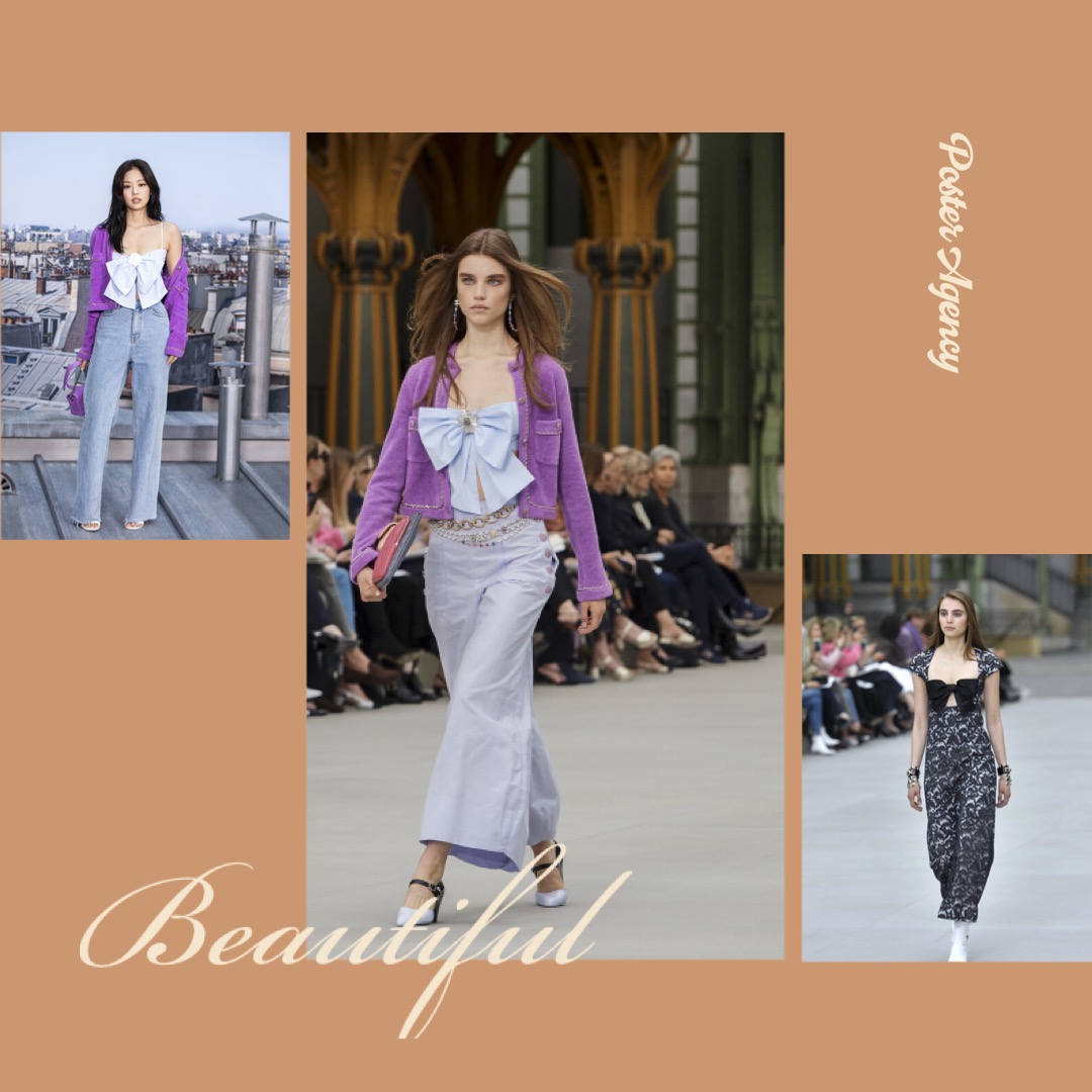 大蝴蝶结法式穿搭,内搭的蝴蝶结这样系好看