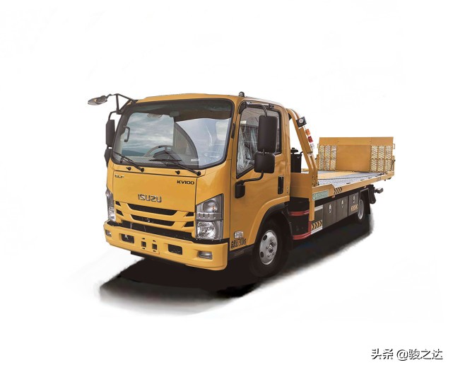 多种型号一拖二平板清障车价目表,小型清障车拖车什么品牌好