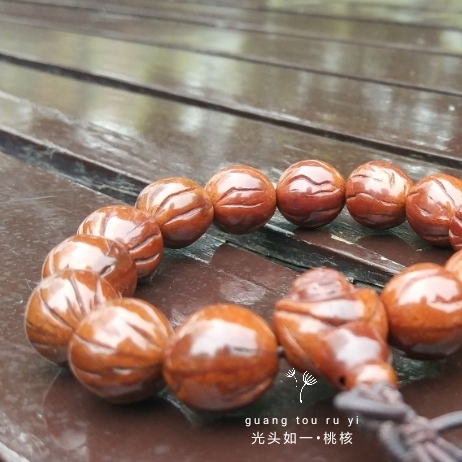 天逸文玩工作室桃核手串,文玩桃核手串裂怎么办