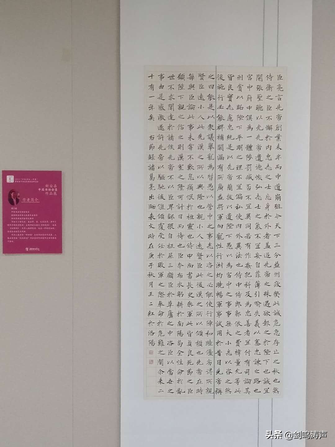 “2019中国书法•年展”之新安县中国书协会员作品展