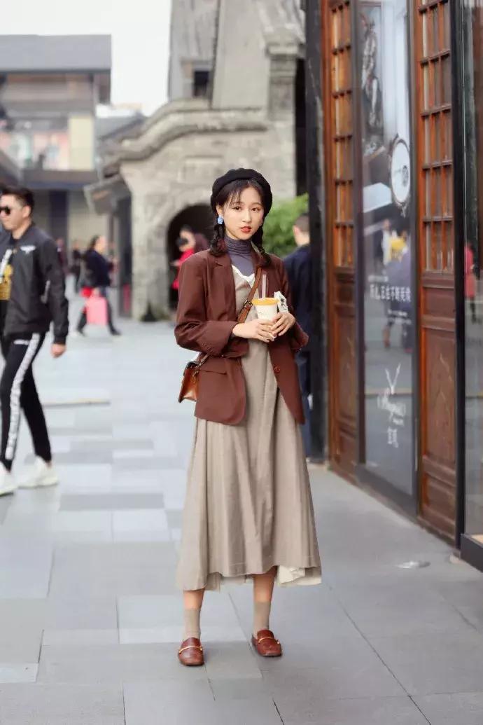 夏季初恋法式复古气质长裙,温柔风初恋系连衣裙冬季穿搭