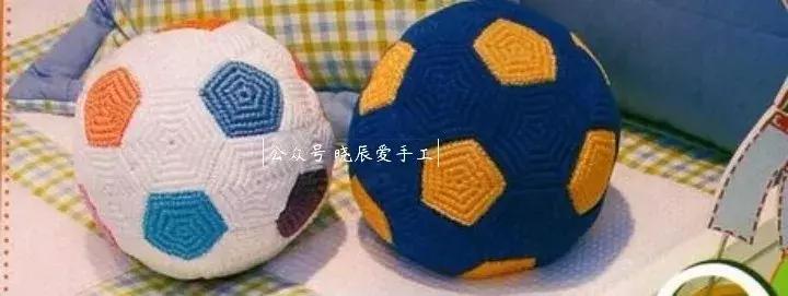 钩针足球篮球,钩针棒球图案