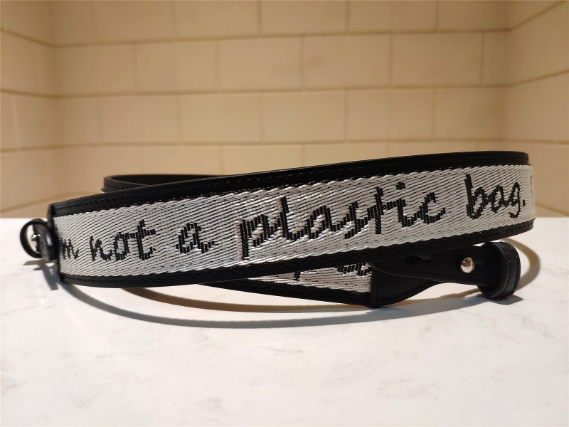 COACH蓝色字母托特包,迷你款托特包