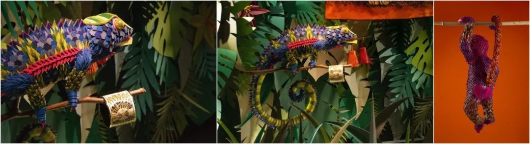 爱马仕最新的橱窗设计,手工制作的梦幻艺术空间