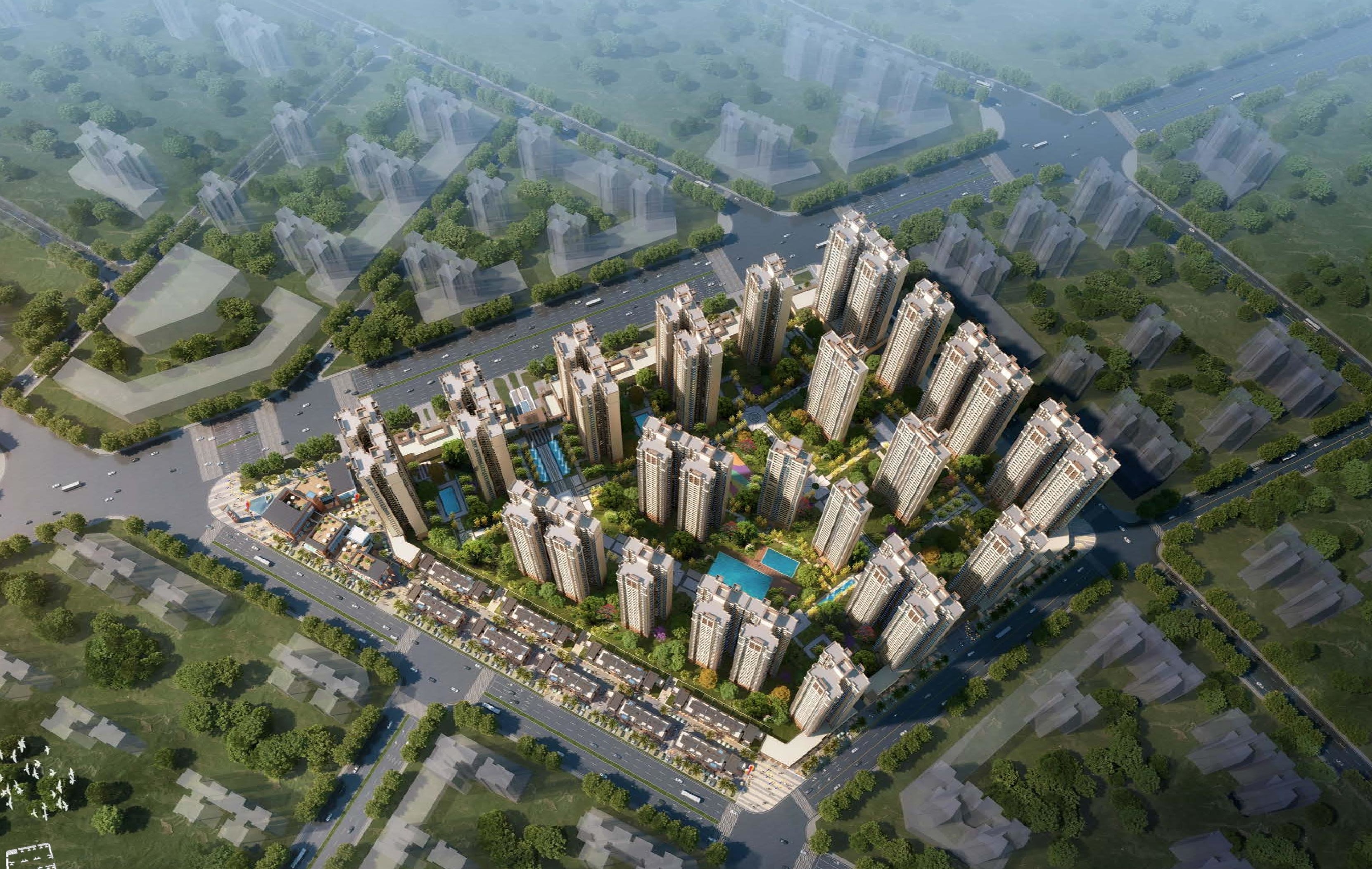 大宸设计：商住综合体设计·灵山龙胤城·昊成新天地