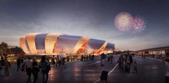 重庆龙兴足球场设计团队,重庆龙兴足球场效果图