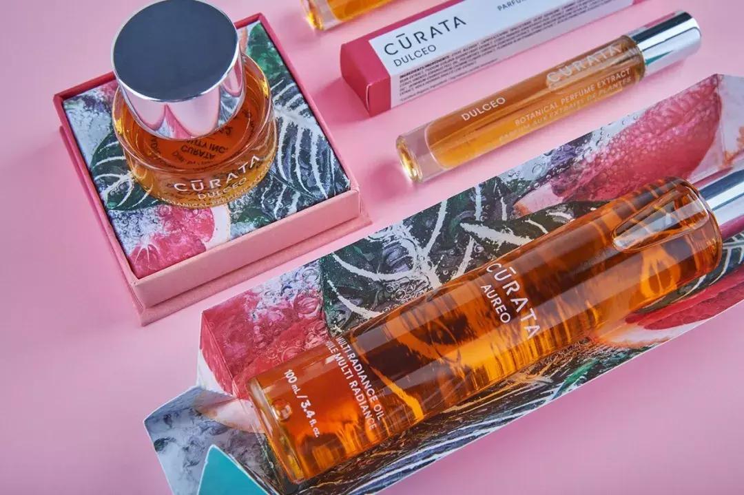 橙味香水包装设计,香水小众设计感包装