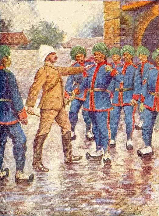 洋枪队是谁统领的,洋枪队近代化