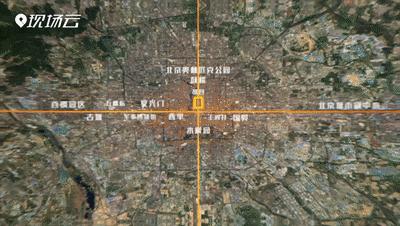 万米高空看北京全景,60万高空看北京