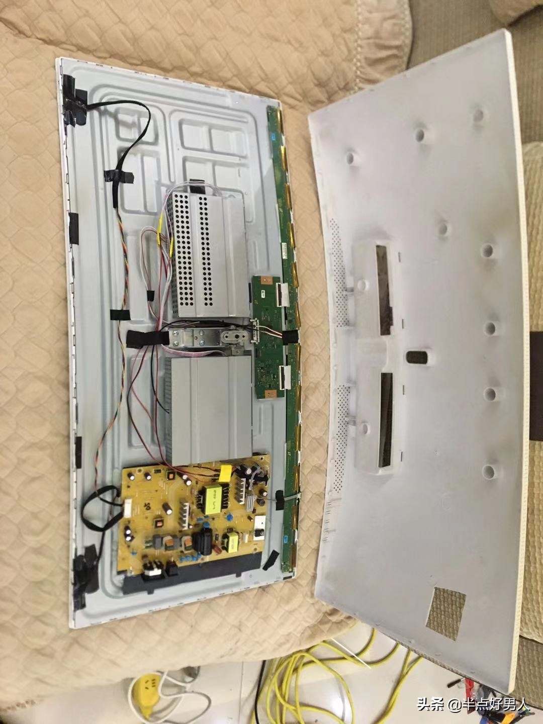 显示器改led灯条后不够亮,显示器屏幕改无影灯