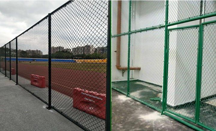 篮球场护栏安装,篮球场围网安装施工做法