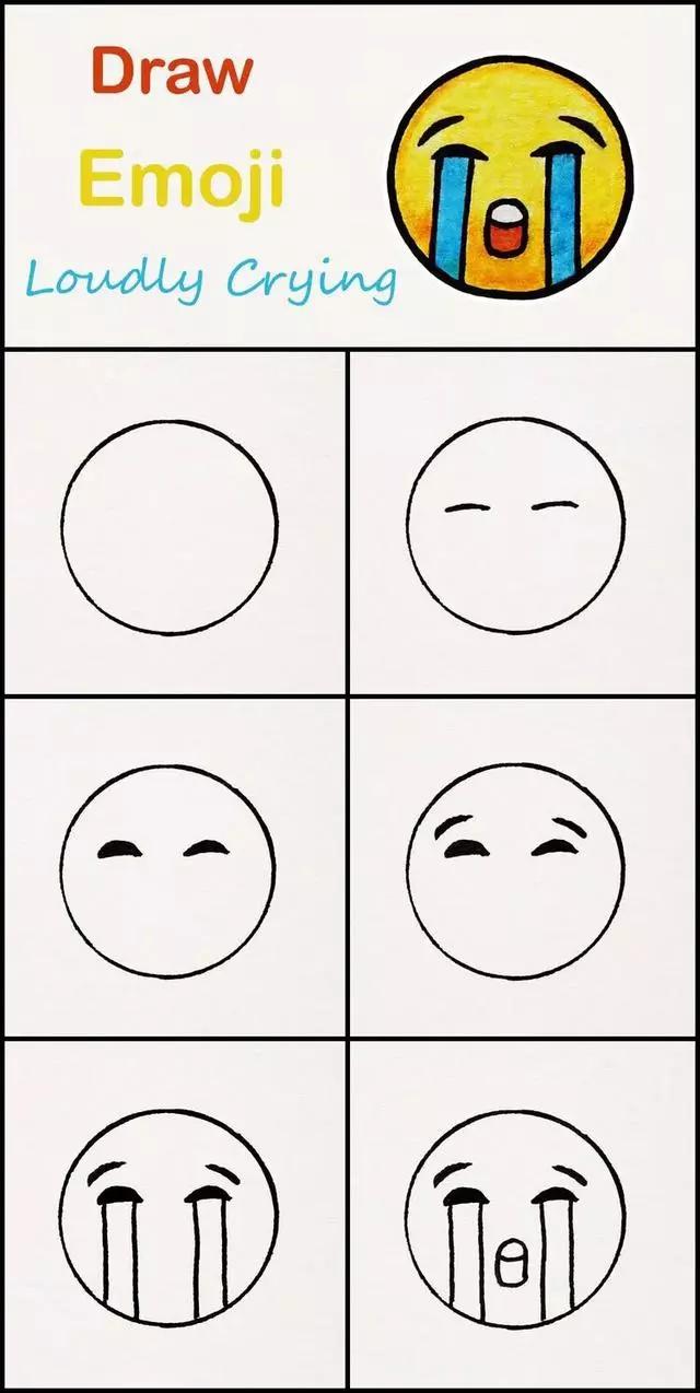 二次元简笔画初学者怎么画,简笔画入门一步一步教你画