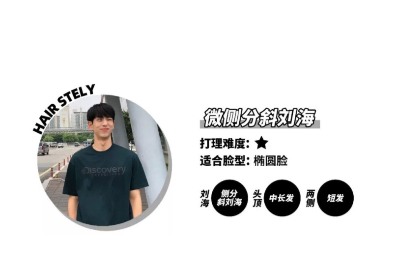 发质软的男生夏季清爽发型,夏季流行帅气男生发型