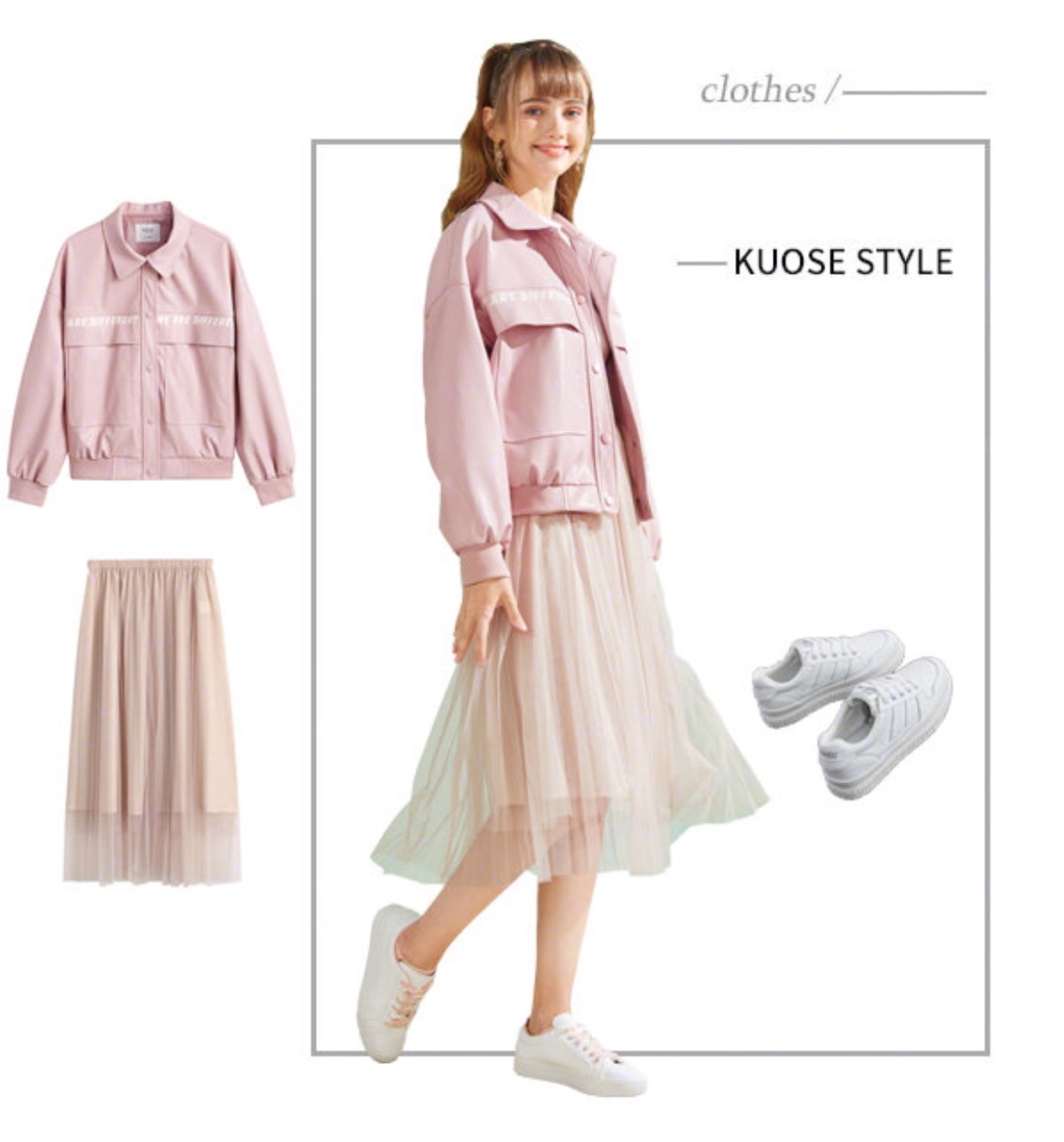 仙女裙穿搭春天,春季仙女套装裙