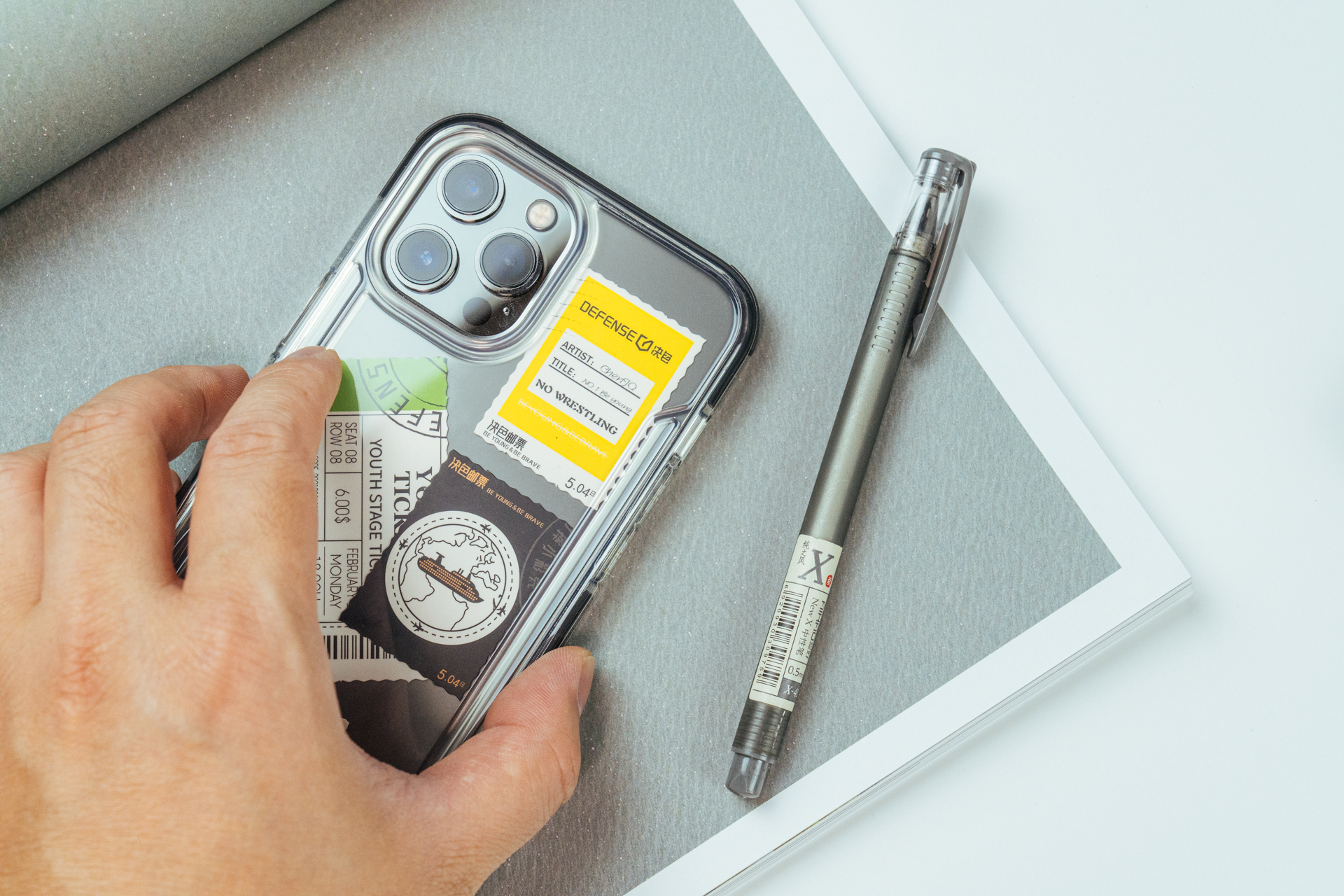 iphone超薄高透壳亮黑,iphone防爆防灰壳