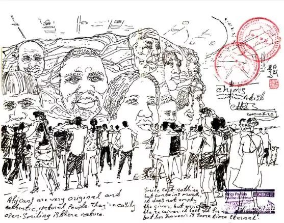 著名画家写生速写人物画,名家画家速写