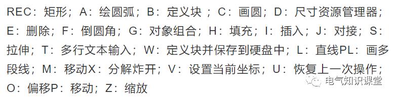 cad常用快捷键命令大全及使用方法,cad常用的快捷键命令大全图