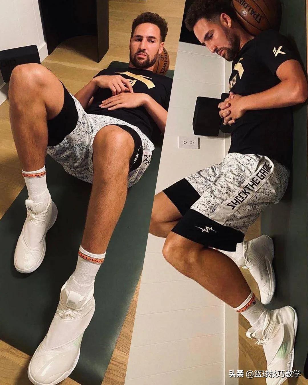 安踏kt9配色克莱上脚,安踏kt5龙珠超克莱汤普森