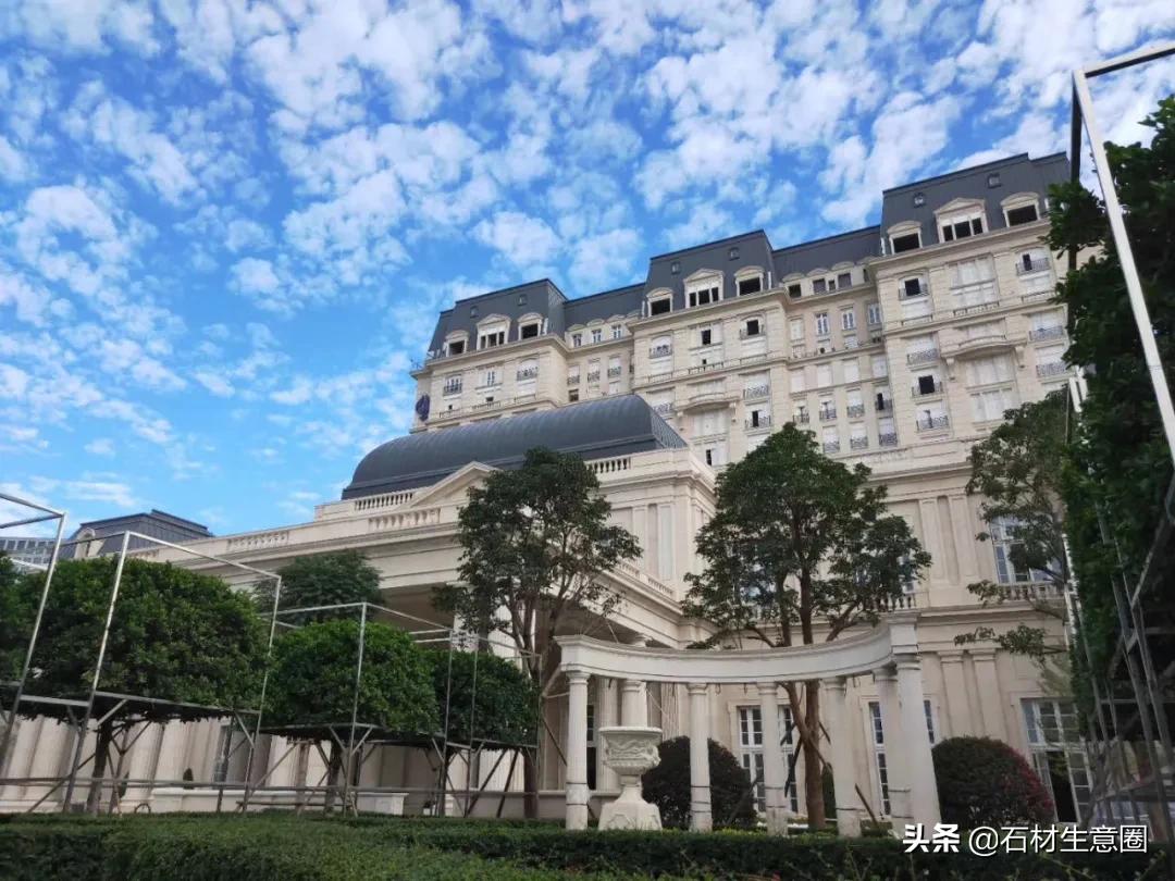 七星湾波特曼酒店石材,厦门特房波特曼七星酒店外墙效果