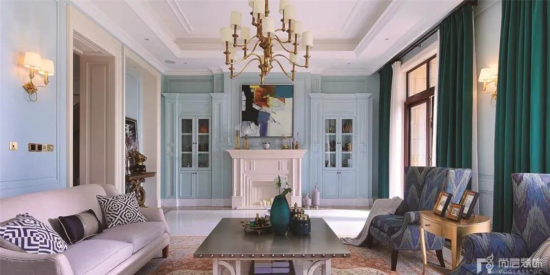 家居使用浪漫马卡龙色带，私享别墅另一种生活