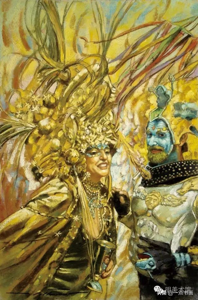 中外绘画作品赏析对比差异,中外绘画艺术作品比较欣赏