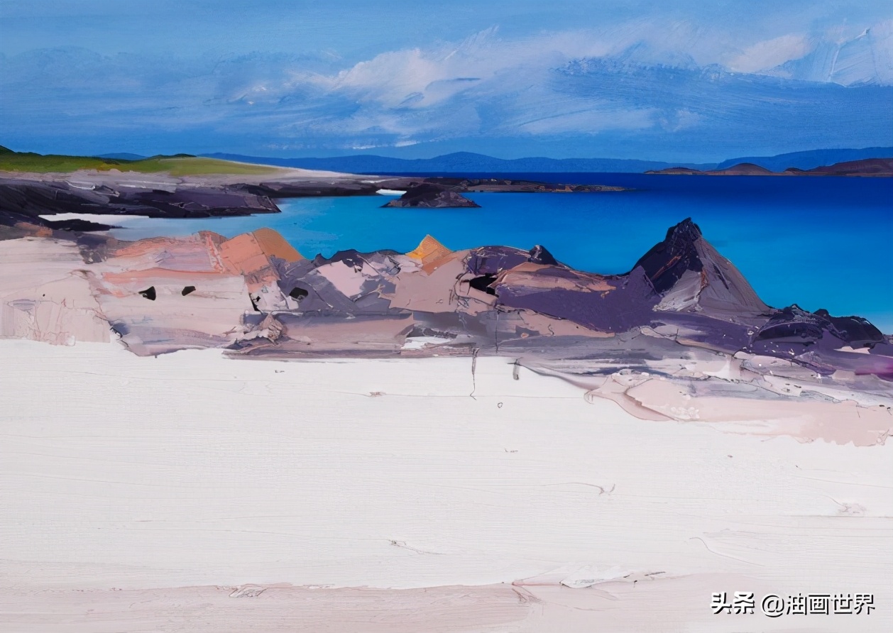 美国印象派画家沃利斯的风景油画,谢尔盖巴索夫风景油画