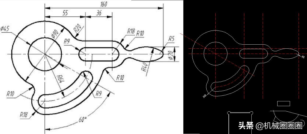 cad零件剖面图纸怎么看懂,教你如何看懂cad图纸