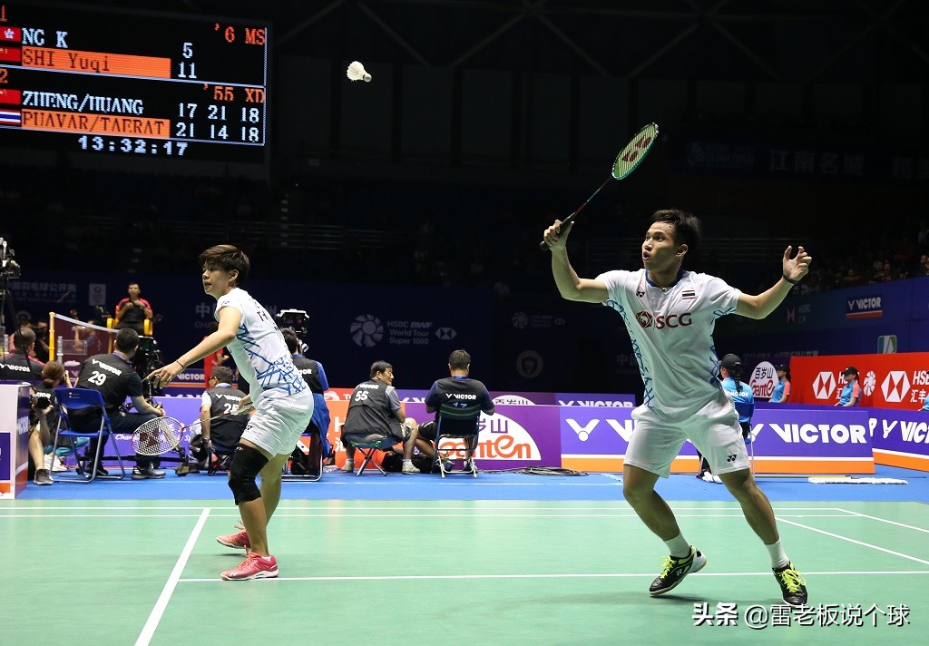 汤姆斯杯1/4决赛：中国vs泰国！石宇奇vs王高伦！央视CCTV5直播