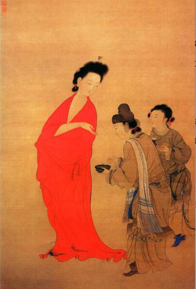 李隆基与杨贵妃的清平调诗词三首,清平调三首哪一句是讽刺杨贵妃的