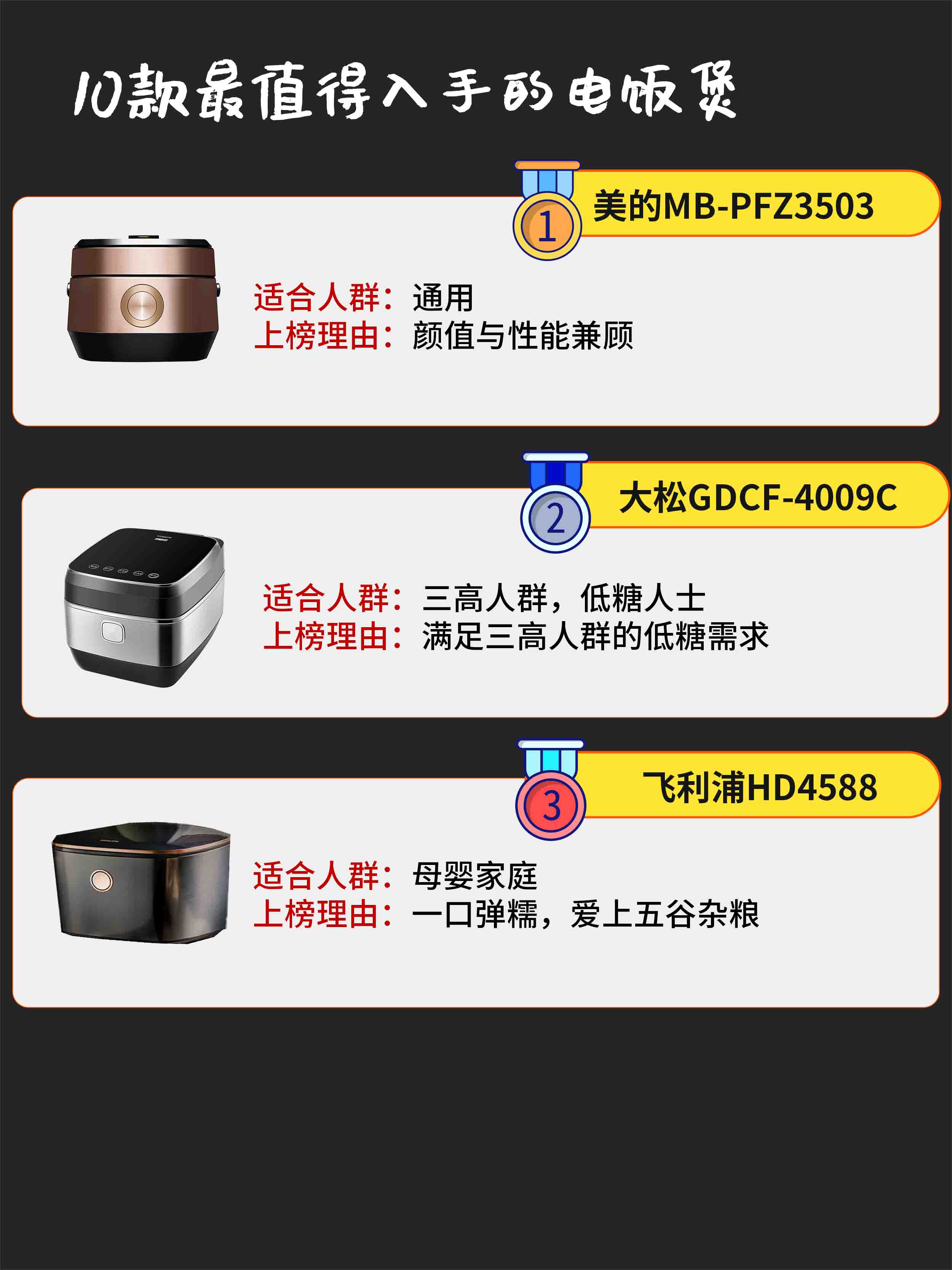 10款最值得入手的电饭锅,10款最值得入手的电饭煲价格
