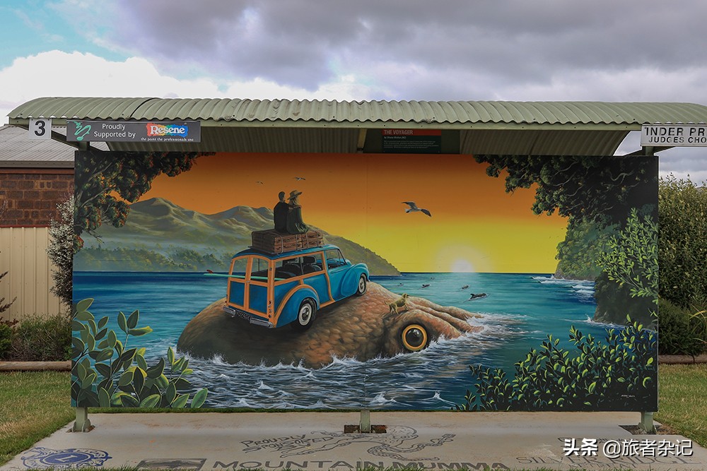 谢菲尔德壁画小镇图片,塔斯马尼亚壁画小镇谢菲尔德小镇