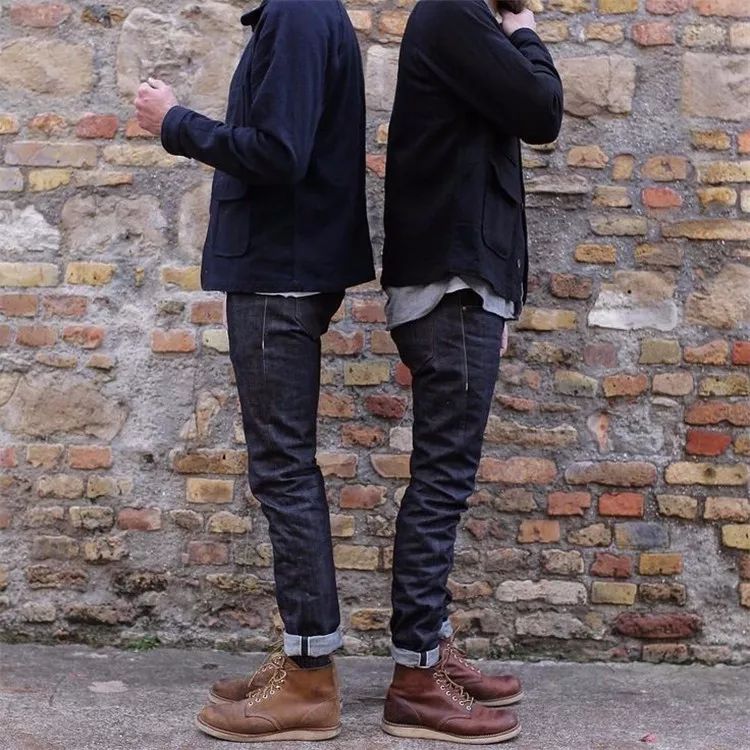 男士工装靴秋冬款,秋冬男士百搭时装靴