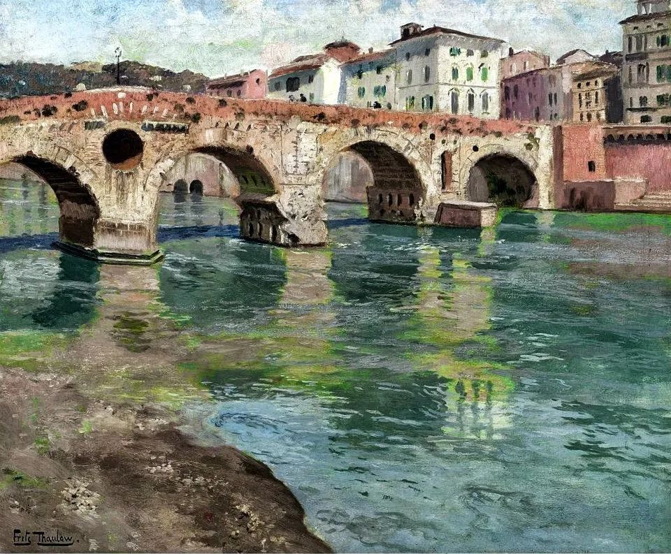 看一百遍都不觉得腻的山水,独特手法和细腻笔触的油画风景