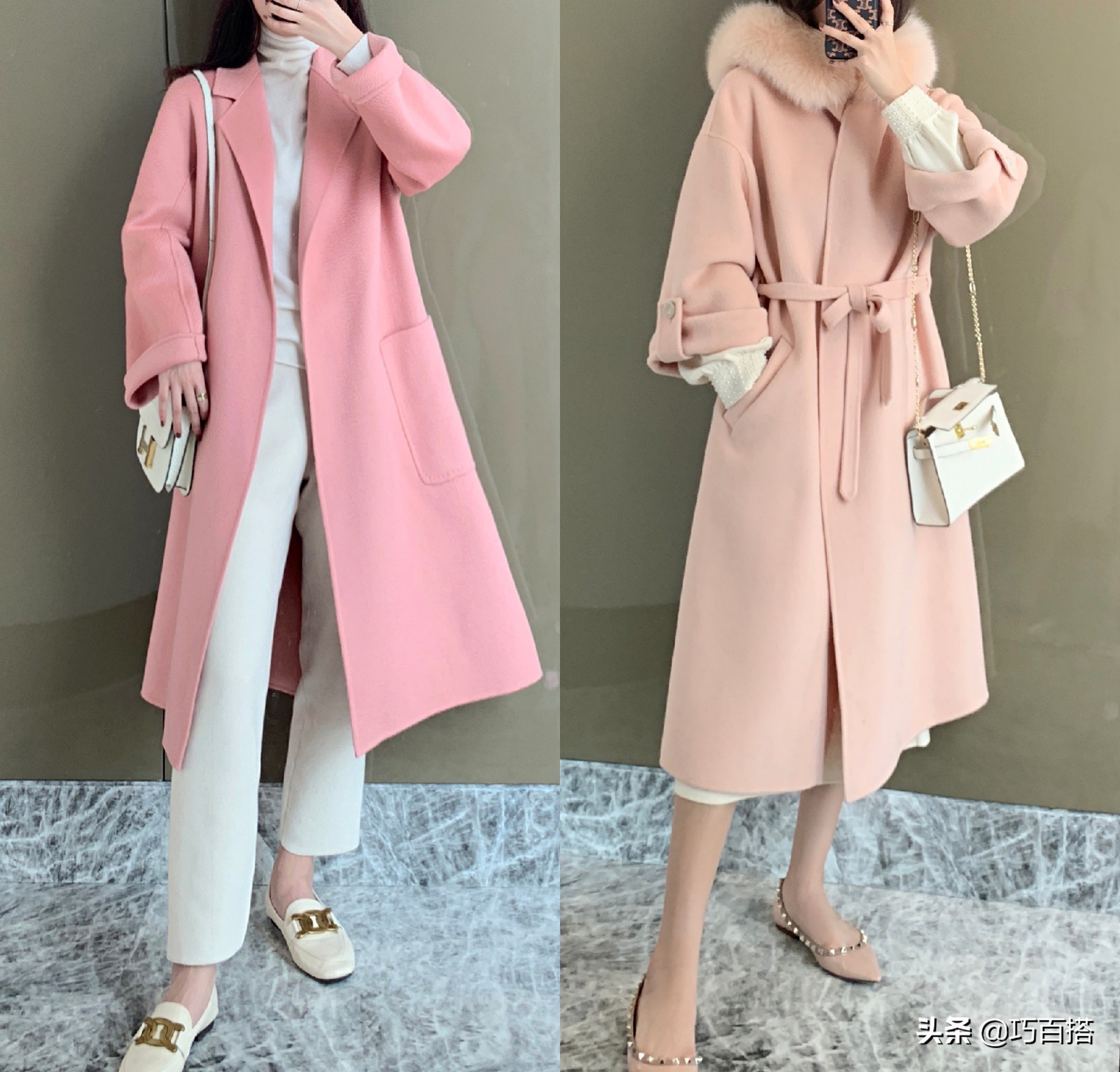 漂亮的姑娘都在穿什么大衣,漂亮的女人穿什么都好看