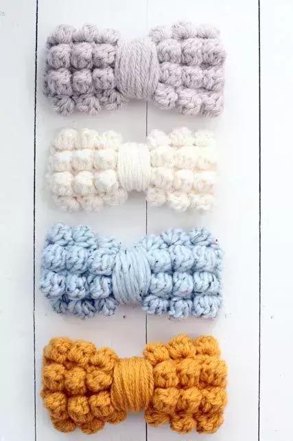 头绳皮筋蝴蝶结打结方法图解,女士领结丝带蝴蝶结的打法图解