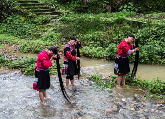 红瑶小妹护发分享,红瑶古法养发护发