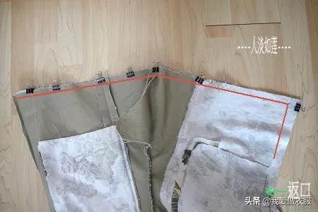 女士大包的裁剪及制作教程,简易包裁剪