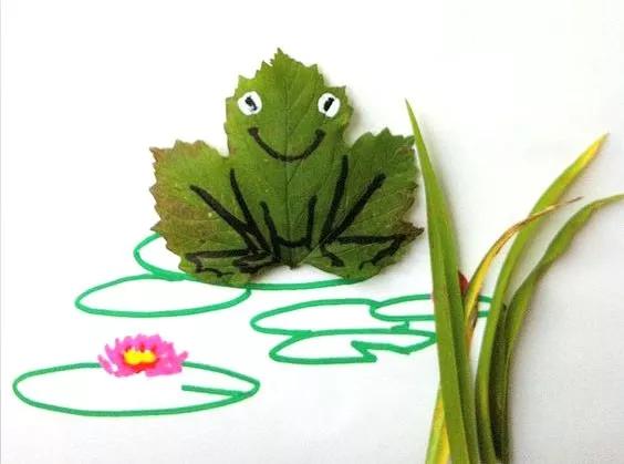 有多少种各种各样的小动物呢,用落叶做可爱的小动物