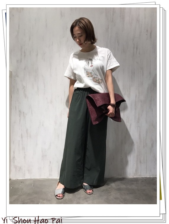 绿色阔腿裤套装搭配什么颜色外套,绿色阔腿裤女款爆款2022新款西裤