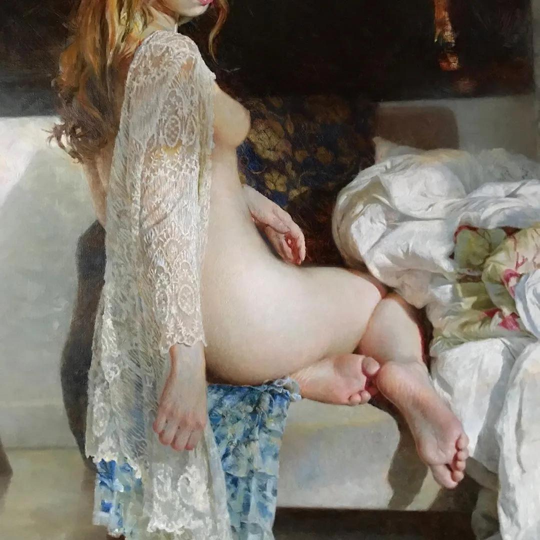 俄罗斯的女画家画的唯美油画,俄罗斯女画家油画视频