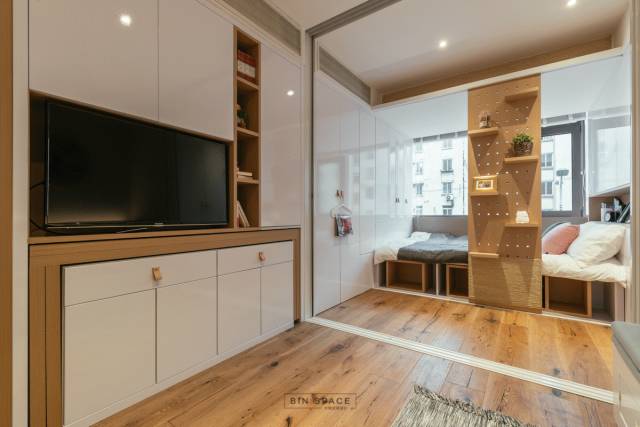 女生独居温馨小窝复式28平,日式28平温馨小窝改造